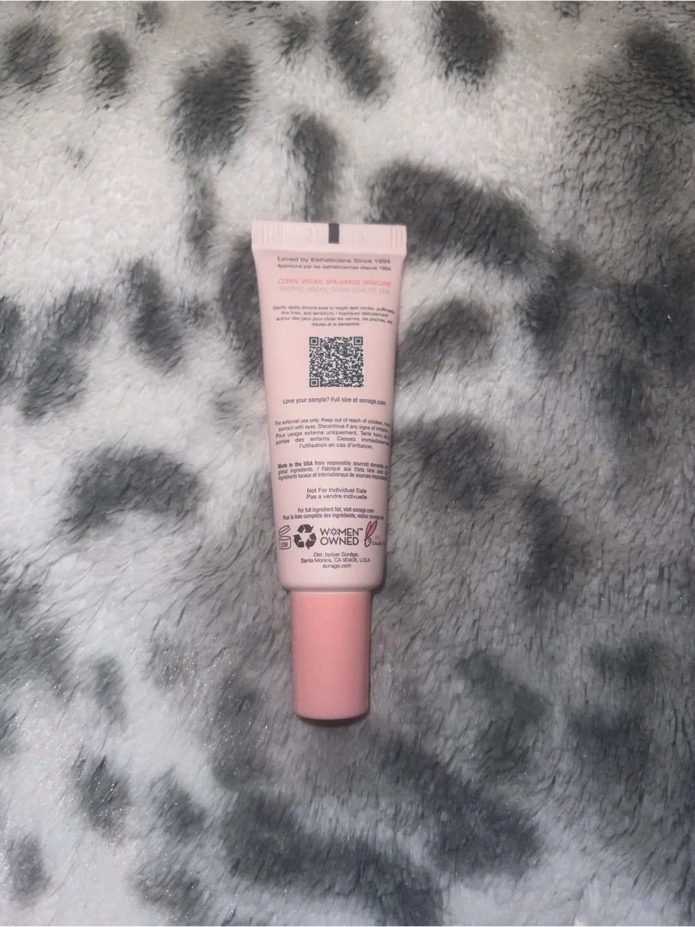 Sonage eye cream sample